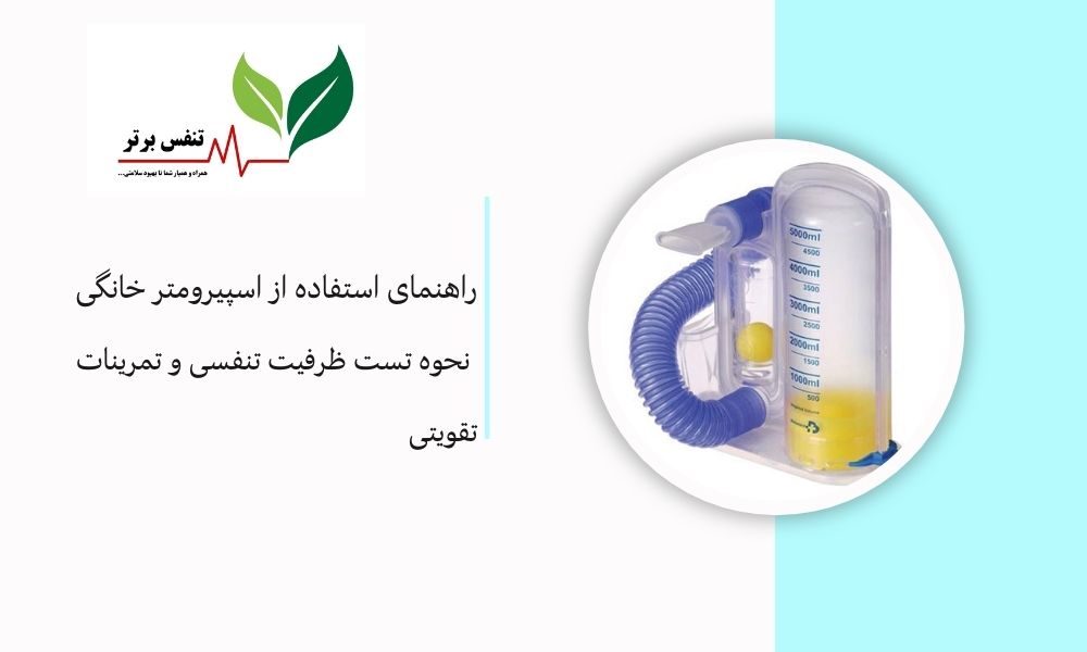 راهنمای استفاده از اسپیرومتر خانگی – نحوه تست ظرفیت تنفسی و تمرینات تقویتی
